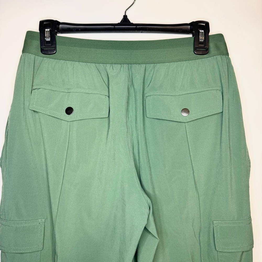 Athleta Venice High Rise Wide Leg Cargo Pants Green Size 8 - Picture 8 of 12